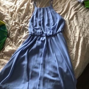 Periwinkle blue cocktail dress